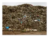 Municipal Waste of Hiding in India by Liu Bolin, 2014, Tirage photographique sur dibond contrecollée sous plexiglas, sold Jun 2025