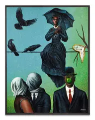 Hommage to surrealism by Amani Bodo, 2013, Acrylique sur toile, sold Jun 2025