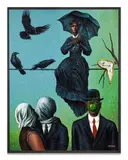Hommage to surrealism by Amani Bodo, 2013, Acrylique sur toile, sold Jun 2025