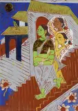Untitled by K. G. Subramanyan, Gouache on paper, sold Jan 2021