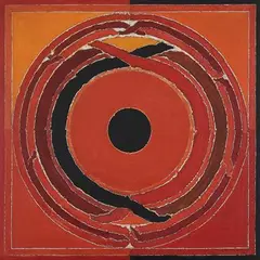 Naga - Encounter by S. H. Raza, Acrylic on canvas, sold Dec 2020
