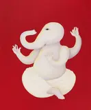 Untitled (Ganesh) by Manjit Bawa, Oil on canvas, sold Dec 2020