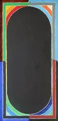 Form by S. H. Raza, 2001, Acrylic on canvas, sold Jul 2020