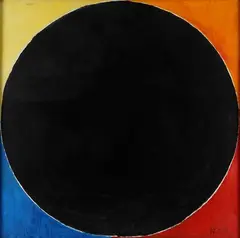 Bindu by S. H. Raza, 1990, Acrylic on canvas, sold Jul 2020
