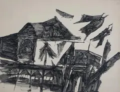 Untitled by Ram Kumar, Acrylic on paper, offered May 2020