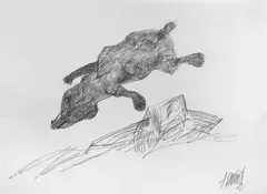 Untitled by Himmat Shah, Graphite on paper, sold Apr 2020