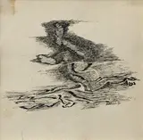 Untitled by Krishen Khanna, Pen on paper, sold Apr 2020