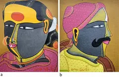 Untitled by Thota Vaikuntam, Acrylic on canvas, sold Apr 2020