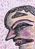 Untitled by Jogen Chowdhury, 2003, Mixed media on paper, sold Apr 2020