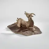 Slaying of Marich by Krishen Khanna, Bronze, sold Apr 2020