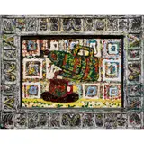 Teapot by Jon Andrew Schooler, oil on canvas, sold Feb 2026