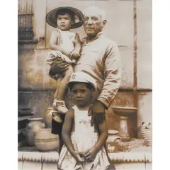 Picasso with Children by Edward Quinn, gelatin silver print, sold Feb 2026