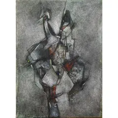 Untitled by Salvatore Provino, oil on canvas, sold Feb 2026
