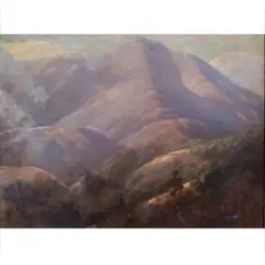 Mt. Tamalpais from the Cypress Trail by Jules Mersfelder, oil on canvas, sold Feb 2026