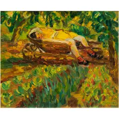 Untitled by Mabel Alvarez, oil on canvasboard, sold Feb 2026