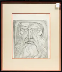 Untitled by Irving Amen, etching, sold Feb 2026