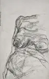 Torso by Jogen Chowdhury, Pastel on paper laid on card, sold Sep 2026