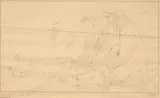 Le roi de Gazna / Paradis et Peri vers 1913 by Gustave Mossa, Plume et encre noire sur calque, sold Sep 2025