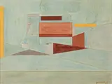 Anzio I Italie by Gaston Bertrand, 1953, Aquarelle sur papier, sold Jun 2025
