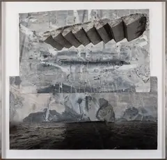 Das floss der Medusa by Anselm Kiefer, 2003, Gouache, aquarelle, fusain, collage de photographies sur papier photo, sold Jun 2025