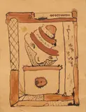 Sans titre by Gaston Chaissac, Encre et aquarelle sur papier, sold Jun 2025