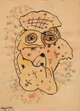 Sans titre by Gaston Chaissac, 1942, Aquarelle et encre sur papier, sold Jun 2025