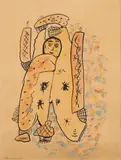 Sans titre by Gaston Chaissac, Encre et aquarelle sur papier, sold Jun 2025