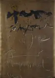 Ecritures II by Jean Degottex, 1963, Huile sur toile, sold Jun 2025