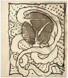 Sans titre by Pierre Alechinsky, 1968, Encre de Chine sur papier, sold Jun 2025