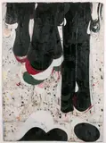 Sans titre by Jean-Charles Blais, 1995, Technique mixte sur affiche déchirée, sold Jun 2025