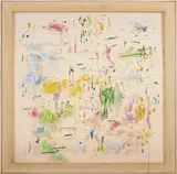 Sans titre by Louis Cane, 1996, Huile sur grillage plastique, sold Jun 2025