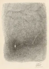 Sans titre by Cesar, 1960, Encre de Chine sur papier, sold Jun 2025