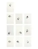 Raccogliere gli sguardi by Giuseppe Penone, 1991, Encre et résine sur papier (10 éléments), sold Jun 2025