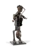 Fétiche à l’autoportrait by Cesar, 1984-96, Bronze soudé et acier, sold Jun 2025