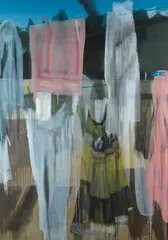 Sans titre by Marc Desgrandchamps, 2004, Huile sur toile, sold Jun 2025