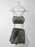 A Swim Suit For You 1 by Tayeba Begum Lipi, Stainless steel and razor blades, sold Apr 2020