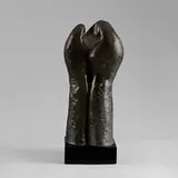 Untitled (Three Graces) by Prodosh Das Gupta, 1974, Bronze, sold Sep 2020