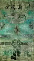 Untitled by Vasudeo S. Gaitonde, 1974, Oil on canvas, sold Sep 2020
