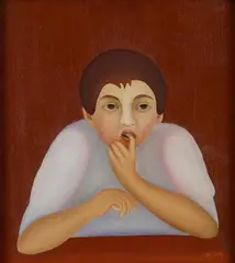 Untitled by Manjit Bawa, Oil on canvas, sold Sep 2020