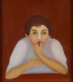 Untitled by Manjit Bawa, Oil on canvas, sold Sep 2020