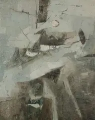 Spring by Ram Kumar, Oil on canvas, sold Sep 2020