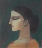Untitled by Ganesh Pyne, Pastel on paper, sold Sep 2020