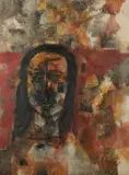 Untitled by Akbar Padamsee, Oil on canvas, sold Jun 2020