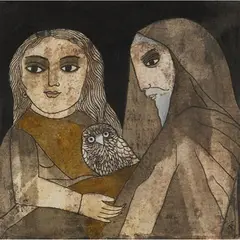 Untitled by Badri Narayan, Watercolour, pen and ink on paper, offered Jun 2020
