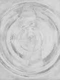 Untitled by Krishen Khanna, Graphite on canvas, sold Jun 2020