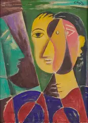 Untitled by George Keyt, Oil on canvas, offered Jun 2020
