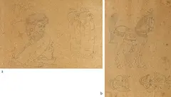 Untitled by Gaganendranath Tagore, Graphite on paper, sold Apr 2020