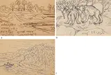 Untitled by Nandalal Bose, Pen on paper, offered Apr 2020