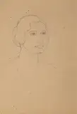 Untitled by Gaganendranath Tagore, Graphite on paper, sold Apr 2020