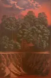 Untitled by Aji V. N., 2014, Oil on canvas, sold Jan 2019